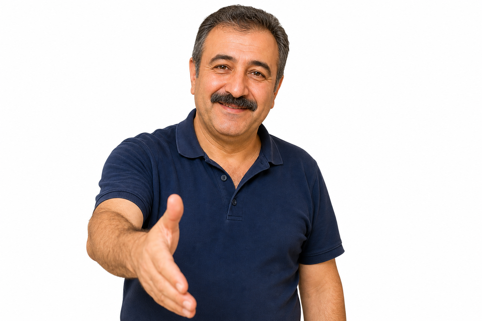 Lokanta işletmecisi el sıkışıyor