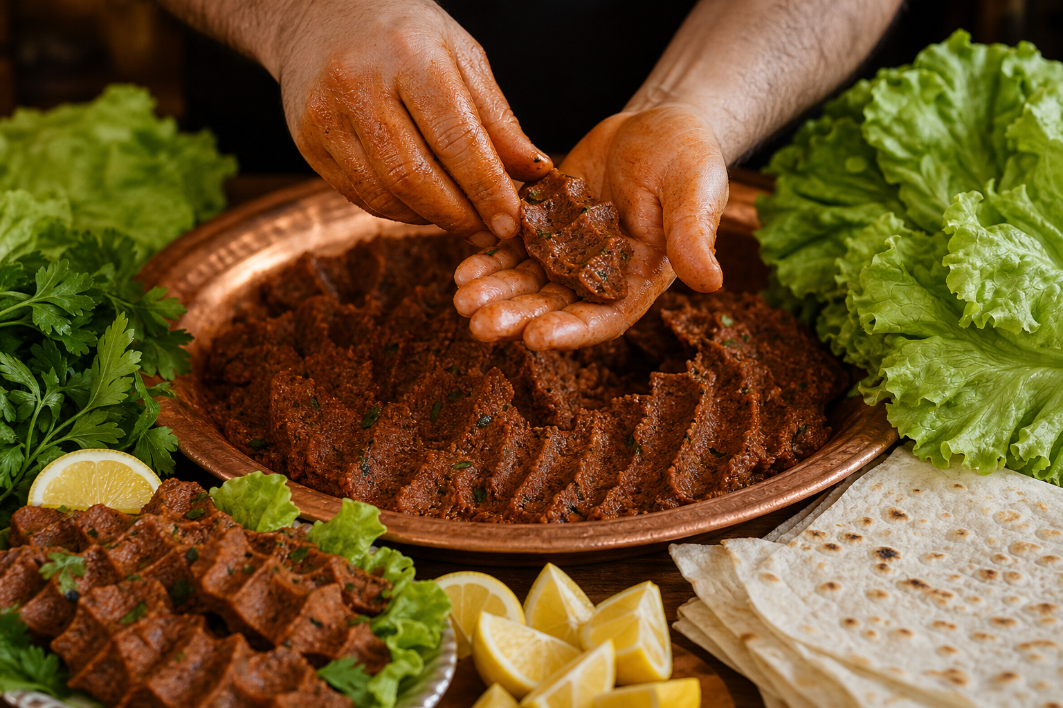 Meşhur Bayram Usta için Çiğ Köfte görseli